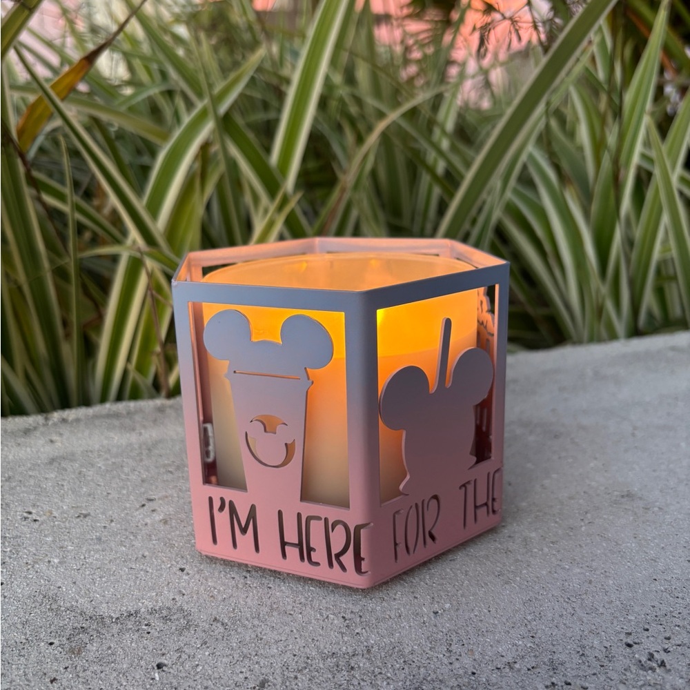 Disney Snacks Candle Holder
